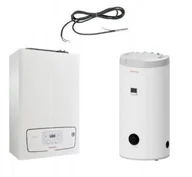 Piece i kotły grzewcze - Immergas Pakiet 1-fun.kondens. wersja standard - kocioł TERA 24 + zasobnik UBS160V3 - miniaturka - grafika 1