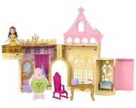 Lalki dla dziewczynek - Lalka Disney Księżniczki Disney lalka Bella i zamek 33 cm - miniaturka - grafika 1