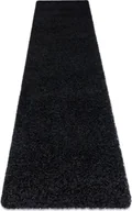 Dywany - Dywan, Chodnik SOFFI shaggy 5cm - do kuchni, przedpokoju, na korytarz czarny 80x200 cm - miniaturka - grafika 1