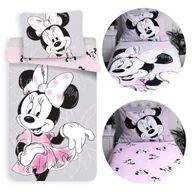 Pościel dla dzieci - DISNEY Myszka Minnie DWUSTRONNA, bawełniana pościel dziecięca na zamek, 100% BAWEŁNA 140x200cm+70x90cm OEKO-TEX - miniaturka - grafika 1