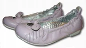 Buty dla dziewczynek - Wojtyłko 5B6930 buty dziecięce balerinki skórzane roz.35 - miniaturka - grafika 1