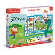 Zabawki interaktywne dla dzieci - Mówiące Pióro. 500 pytań Clementoni - miniaturka - grafika 1