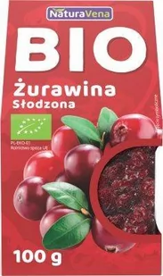 NaturAvena Żurawina Suszona z Cukrem Trzcinowym 100g - - Owoce świeże i suszone - miniaturka - grafika 1