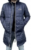 Kurtki męskie - Kurtka Męska Zimowa Płaszcz Pikowany Granatowy Nike DV2932-410 r. XS - miniaturka - grafika 1