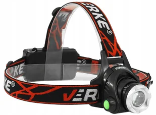 Latarka Czołowa Akumulatorowa 900LM Cree Led Verke - Latarki - miniaturka - grafika 1