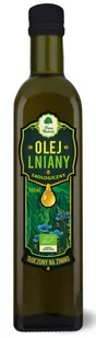 DARY NATURY - inne BIO DARY NATURY inne BIO OLEJ LNIANY VIRGIN BIO 500 ml DARY NATURY 5902581616272 - Zdrowa żywność - miniaturka - grafika 1