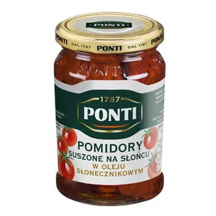 Ponti 280g Pomidory suszone na słońcu w oleju słonecznikowym - Warzywa świeże i suszone - miniaturka - grafika 1