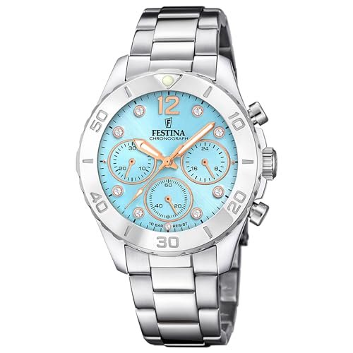 Festina Sport Watch F20603/4, niebieski, pasek, Niebieski, Bransoletka