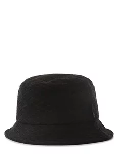 GUESS - Damski bucket hat, czarny - Czapki damskie - miniaturka - grafika 1