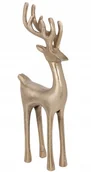 Ozdoby bożonarodzeniowe - Złoty renifer 35 cm figurka bożonarodzeniowa - miniaturka - grafika 1