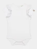 Body dla niemowląt - United Colors Of Benetton Body dziecięce 3P4ZAB00D Biały Regular Fit - miniaturka - grafika 1