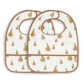 Śliniaki i fartuszki - Jollein - 2 śliniaczki wodoodporne  PEAR - miniaturka - grafika 1
