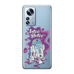 ERT GROUP etui na telefon Xiaomi 12 / 12X, case oryginalny i oficjalnie licencjonowany przez Star Wars, wzór R2D2 002, optymalnie dopasowane, plecki z TPU częściowo przeźroczyste - Etui i futerały do telefonów - miniaturka - grafika 1