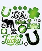 Pasmanteria - Naprasowanki Naplamki Koniczynka mały arkusz - miniaturka - grafika 1