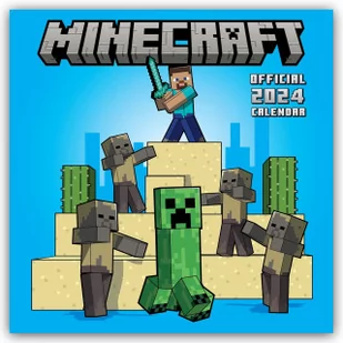 Minecraft 2024 - Wandkalender - Pozostałe książki - miniaturka - grafika 1