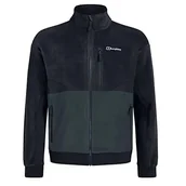 Kurtki męskie - Berghaus Męska kurtka polarowa Retrorise czarny / szary pinstripe L 4A001187CX3 - miniaturka - grafika 1