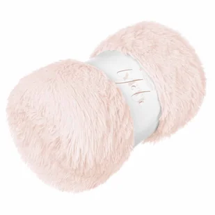 Futrzany Koc Na Fotel Włochacz 70x150 YETI KREMOWO PUDROWY - Koce - miniaturka - grafika 1