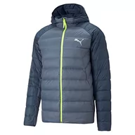 Kurtki męskie - PUMA Męska kurtka Packlite Hooded Down Jacket, Evening Sky, M, Evening Sky, M - miniaturka - grafika 1
