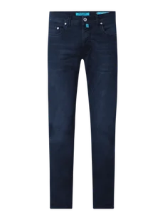 Spodnie o kroju tapered fit z dodatkiem streczu model ‘Lyon’ — ‘Futureflex’ - Spodnie męskie - miniaturka - grafika 1