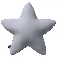 Poduszki dekoracyjne - Poduszka Lucky Star, srebrzysty szary, 52x15x52cm, Posh Velvet - miniaturka - grafika 1