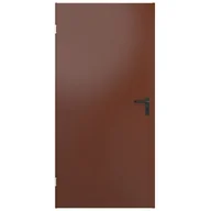 Drzwi zewnętrzne - Isoxa Drzwi techniczne brązowe 80 lewe lub prawe - miniaturka - grafika 1