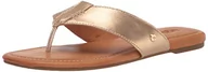Sandały damskie - UGG Sandały damskie Carey Flip, Złoty metaliczny, 38 EU - miniaturka - grafika 1