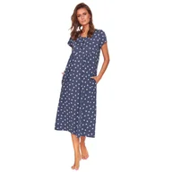 Bielizna nocna - Koszula do karmienia DOCTOR NAP 4119 deep blue 3XL - miniaturka - grafika 1