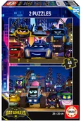 Puzzle - Educa, Puzzle Batwheels, 2 x 48 el. - miniaturka - grafika 1