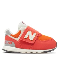 Buty dla chłopców - Sneakersy New Balance NW574RCB Pomarańczowy - miniaturka - grafika 1