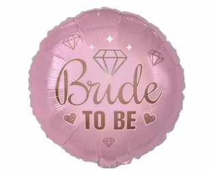 Balon foliowy Bride to be na Wieczór Panieński - 46 cm - 1 szt - Wieczór panieński i kawalerski - miniaturka - grafika 1