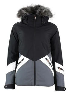 Peak Mountain Kurtka narciarska "Anita" w kolorze szaro-czarnym - Kurtki narciarskie - miniaturka - grafika 1