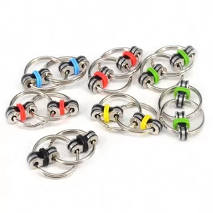 Zabawka sensoryczna fidget spinner finger chain łańcuch rowerowy - Zabawki sensoryczne - miniaturka - grafika 1