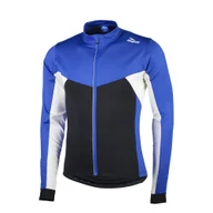Bluzy na rower - Rogelli Recco 2.0 Lekko Ocieplana Bluza sportowa Rowerowa Niebieska S - miniaturka - grafika 1
