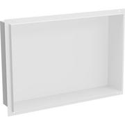 Półki łazienkowe - Mexen X-Wall-NR półka wnękowa bez kołnierza 45 x 30 cm, biała - miniaturka - grafika 1