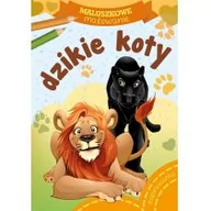 Kolorowanki, wyklejanki - Skrzat Maluszkowe malowanie. Dzikie koty Wydawnictwo - miniaturka - grafika 1