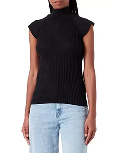 Sisley Bluza damska, Black 700, L - Bluzy damskie - miniaturka - grafika 1