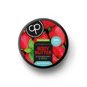Balsamy i kremy do ciała - Cosmepick Body Butter Strawberry & Basil, Masło do ciała truskawkowe 200 ml - miniaturka - grafika 1