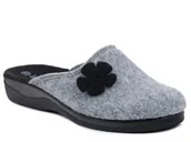 Kapcie damskie - Ciepłe kapcie damskie filcowe pantofle domowe zakryte Inblu CA-116-39 - miniaturka - grafika 1