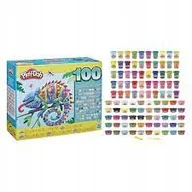 Masy plastyczne - Play Doh CIASTOLINA Zestaw 100 szt mas plastycznych TUB - miniaturka - grafika 1