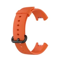 Akcesoria do smartwatchy - SILIKONOWY PASEK ZAMIENNIK BEST ACCESSORIES DO XIAOMI MI WATCH LITE POMARAŃCZOWY - miniaturka - grafika 1