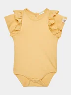 Body dla niemowląt - United Colors Of Benetton Body dziecięce 3P4ZAB00D Żółty Regular Fit - miniaturka - grafika 1