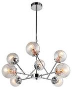 Candellux LAMPA wisząca BEST 38-67289 szklana OPRAWA zwis molekuły kule balls przezroczyste 38-67289