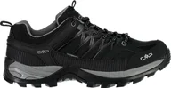 Buty trekkingowe męskie - Buty trekkingowe męskie CMP Rigel Low Trekking Shoe Wp Nero/Grey r. 46 (3Q54457-73UC) - miniaturka - grafika 1