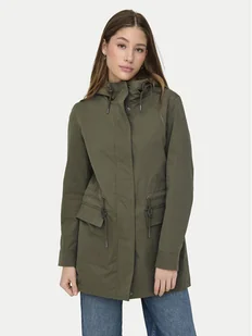 ONLY Parka Louise 15312869 Zielony Regular Fit - Kurtki damskie - miniaturka - grafika 1