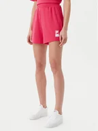 Spodenki damskie - Fila Szorty sportowe Lisakovsk FAW1047 Różowy Loose Fit - miniaturka - grafika 1