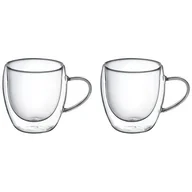 Szklanki - Ambition DOBLE ECO KOMPLET 2 SZKLANEK TERMICZNYCH Z UCHEM 250 ML 96879 - miniaturka - grafika 1