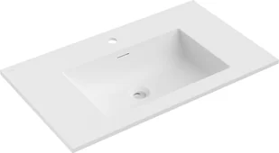 Mexen Otis umywalka wpuszczana w blat 81 x 46,5 cm, biała mat - 25188001 - Umywalki - miniaturka - grafika 1