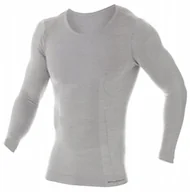 Koszulki męskie - Koszulka męska WEŁNIANA BRUBECK LS11600 termo - L - miniaturka - grafika 1