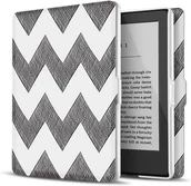 Etui do czytników e-book - ETUI CZYTNIK KSIĄŻEK KINDLE PAPERWHITE 11-GEN 6" 2022 CZARNY BIAŁY ZYGZAK - miniaturka - grafika 1