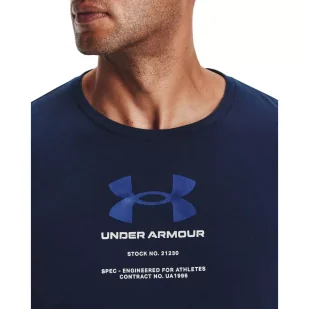Koszulka męska Under Armour ENGINEERED SYMBOL SS - Koszulki sportowe męskie - miniaturka - grafika 3